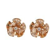 Pre-owned Rose Gold earrings Bvlgari Vintage , Yellow , Dames