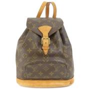 Pre-owned Canvas backpacks Louis Vuitton Vintage , Brown , Dames