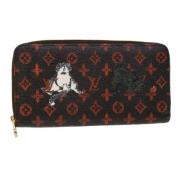 Pre-owned Canvas wallets Louis Vuitton Vintage , Black , Dames