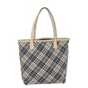 Pre-owned Canvas shoulder-bags Burberry Vintage , Beige , Dames