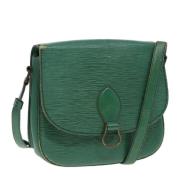 Pre-owned Leather louis-vuitton-bags Louis Vuitton Vintage , Green , D...