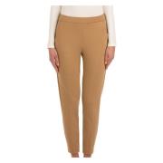 Luxe Camel Sweatpants voor vrouwen Le Tricot Perugia , Brown , Dames