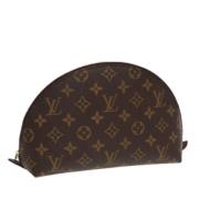 Pre-owned Canvas pouches Louis Vuitton Vintage , Brown , Dames