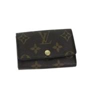 Pre-owned Coated canvas key-holders Louis Vuitton Vintage , Brown , Da...