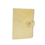 Pre-owned Leather home-office Louis Vuitton Vintage , Yellow , Dames