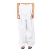 Wijde witte broek Jacquemus , White , Dames