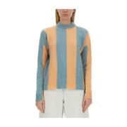 Gezellige Turtleneck Gebreide Trui Alysi , Multicolor , Dames