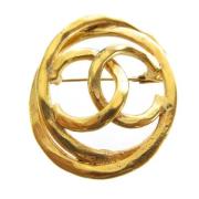 Pre-owned Metal chanel-jewelry Chanel Vintage , Yellow , Dames