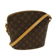 Pre-owned Canvas louis-vuitton-bags Louis Vuitton Vintage , Brown , Da...