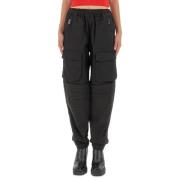 Cargo Broek voor Vrouwen Diesel , Black , Dames