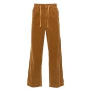 Corduroy Straight Broek in Cognac Bruin Ralph Lauren , Beige , Heren