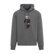 Grijze Beer Pullover Hoodie Ralph Lauren , Gray , Heren