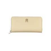 Beige Polyester Portemonnee met 5 Compartimenten Tommy Hilfiger , Beig...