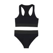 Luxe Tweedelige Bikini Kostuum Dolce & Gabbana , Black , Dames