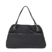 Pre-owned Canvas shoulder-bags Gucci Vintage , Black , Dames