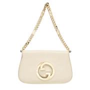 Pre-owned Leather gucci-bags Gucci Vintage , Beige , Dames