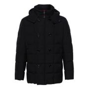 Midnight Blue Puffer Jacket Fay , Blue , Heren