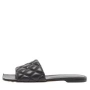 Pre-owned Leather flats Bottega Veneta Vintage , Black , Dames