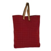 Pre-owned Canvas handbags Hermès Vintage , Red , Dames