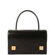 Pre-owned Canvas handbags Hermès Vintage , Black , Dames