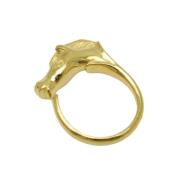 Pre-owned Metal rings Hermès Vintage , Yellow , Dames