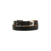 Pre-owned Fabric bracelets Hermès Vintage , Black , Dames