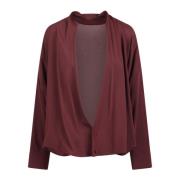 Gewrapte shirt met omslagmouwen Philosophy di Lorenzo Serafini , Red ,...