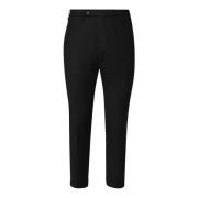 Slim-Fit Zwarte Broek Michael Coal , Black , Heren