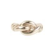 Pre-owned Silver rings Hermès Vintage , Gray , Dames