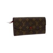 Pre-owned Coated canvas wallets Louis Vuitton Vintage , Brown , Dames