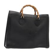 Pre-owned Leather gucci-bags Gucci Vintage , Black , Dames