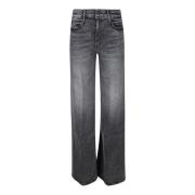 Twister Heel Jeans Mother , Gray , Dames