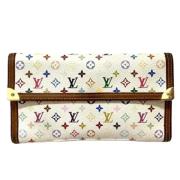 Pre-owned Canvas wallets Louis Vuitton Vintage , White , Dames