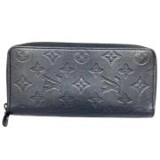 Pre-owned Canvas wallets Louis Vuitton Vintage , Black , Dames