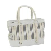 Pre-owned Canvas handbags Burberry Vintage , Beige , Dames