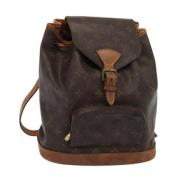 Pre-owned Canvas backpacks Louis Vuitton Vintage , Brown , Dames