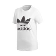 Trefoil Dames T-shirt - Zomer 2021 Adidas , White , Dames