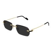 Ct0498S 001 Sunglasses Cartier , Yellow , Heren