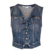 Blauwe Modieuze Vest Stella McCartney , Blue , Dames