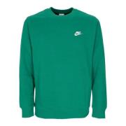 Crewneck Sweatshirt Malachite/White Stijlvol Ontwerp Nike , Green , He...