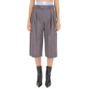 Luxe Tailored Culottes voor vrouwen Alexander Wang , Gray , Dames