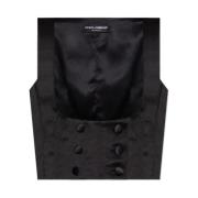 Zijden vest Dolce & Gabbana , Black , Dames