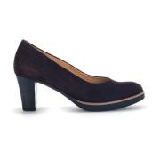 Bruine fluwelen pumps Gabor , Brown , Dames