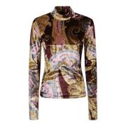 Stijlvolle Turtle Neck Top Etro , Multicolor , Dames