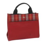 Pre-owned Nylon handbags Burberry Vintage , Red , Dames