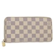 Pre-owned Canvas wallets Louis Vuitton Vintage , Beige , Dames