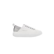 Wembley Woman White Silver Sneakers Alexander Smith , White , Dames