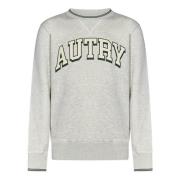 Grijze Logo Print Sweatshirt Aw24 Autry , Gray , Heren