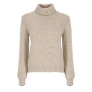 Kasjmierwol Beige Trui Vrouwen Kangra , Beige , Dames