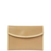 Pre-owned Canvas pouches Hermès Vintage , Beige , Dames